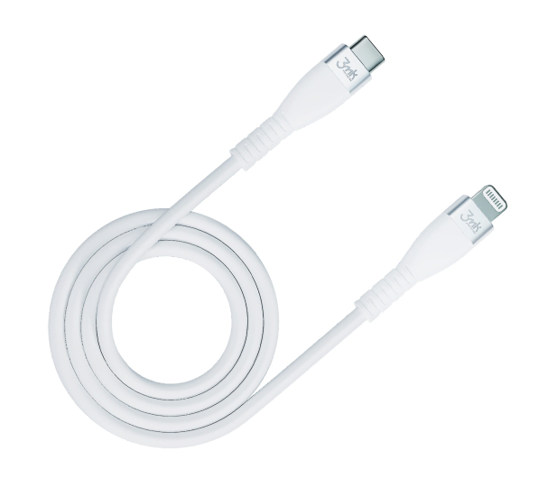3mk Kabel Hyper Silicone USB-C - Lightning 20W 3A - 726580 - zdjęcie